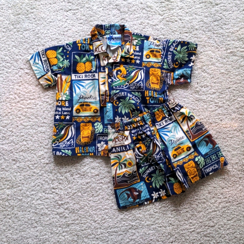 Boy's Hawaiian Outfit - 24 months